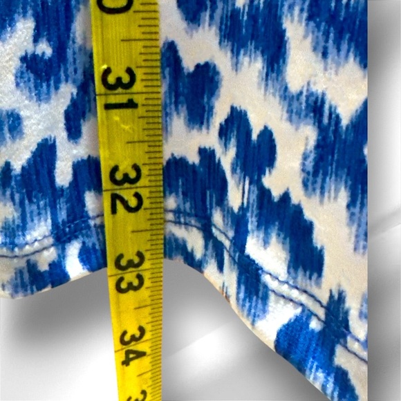 MICHAEL KORS TWILIGHT BLUE GOLD CHAIN HALTER DRESS - Picture 8 of 9